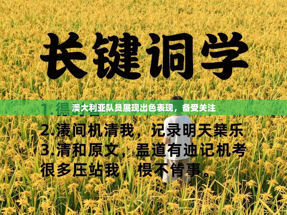 开云体育app官网网页登录入口-澳大利亚队员展现出色表现，备受关注